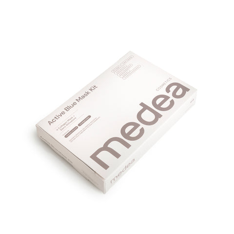 Active Blue Mask Kit Medea Skin – kit skincare professionale con Collagen Mask e siero attivatore Hydralux Serum M