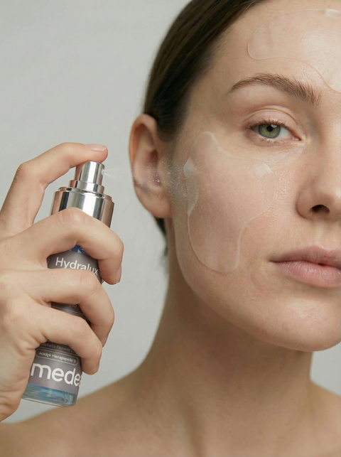 Aktywuj za pomocą sprayu z serum